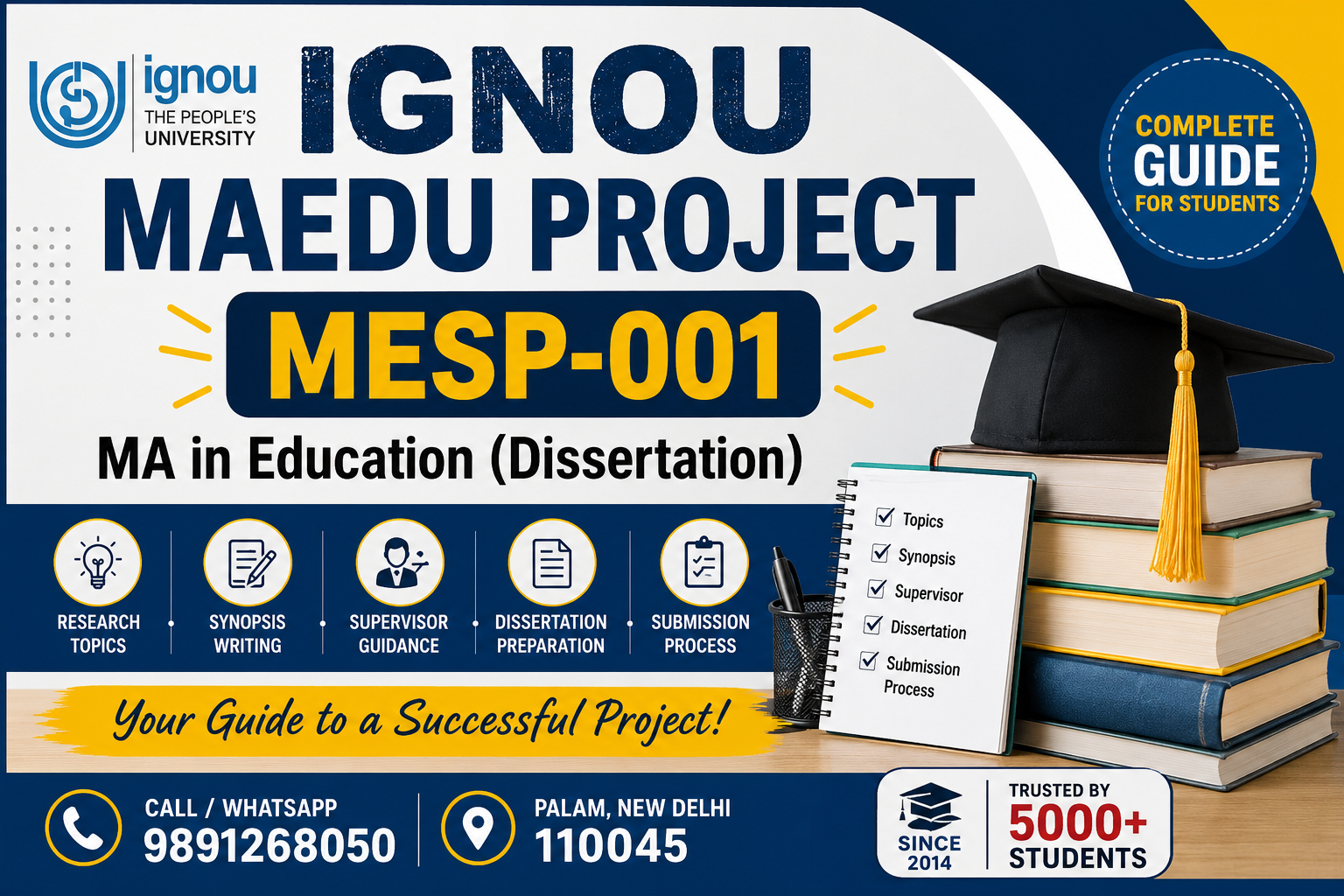 IGNOU MAEDU Project MESP-001 Complete Guide