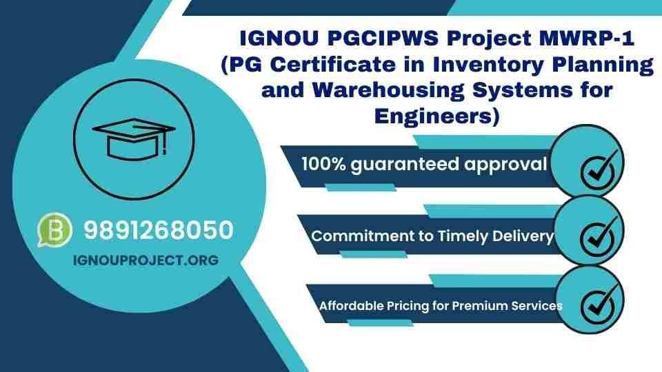 IGNOU PGCIPWS Project For MWRP-1
