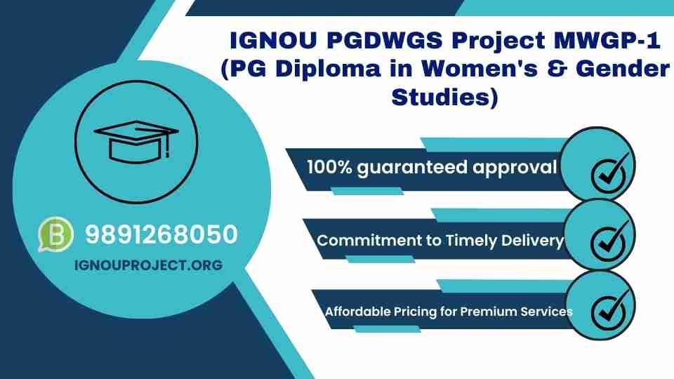 IGNOU PGDWGS Project For MWGP-1
