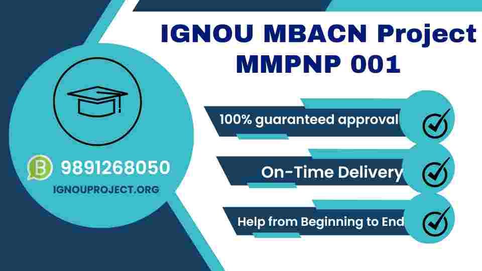 IGNOU MBACN Project MMPNP 001