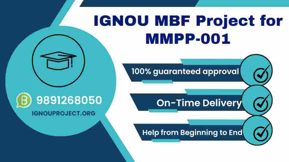 IGNOU MBF Project for MMPP-001