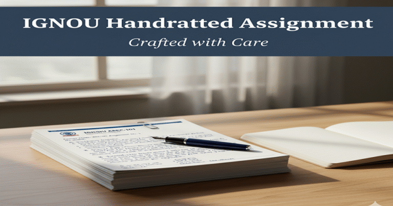 IGNOU Handwritten Assignment