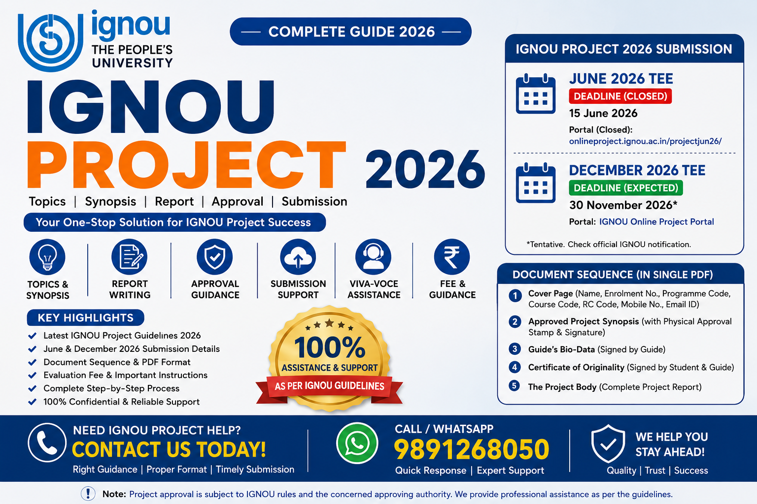 IGNOU Project 2026