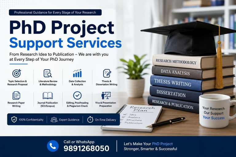 PhD Project Support Services for Research Scholars